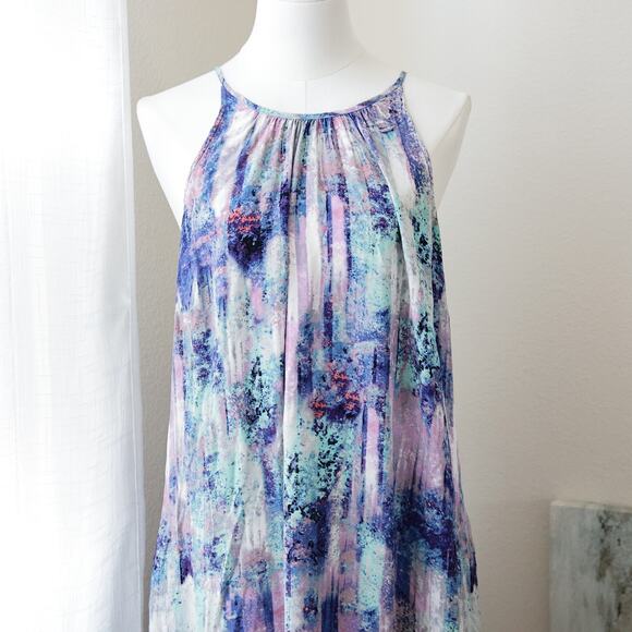 A.n.a Multicolor maxi dress size M - Picture 2 of 5